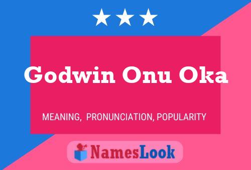 Godwin Onu Oka Name Poster