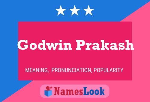 Godwin Prakash Name Poster