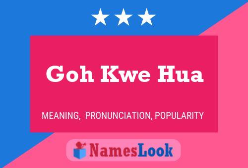 Goh Kwe Hua Name Poster