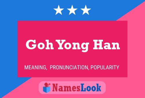 Goh Yong Han Name Poster