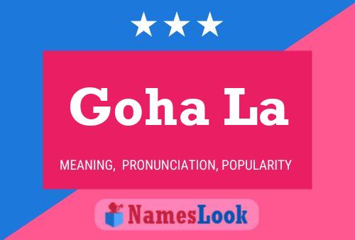 Goha La Name Poster