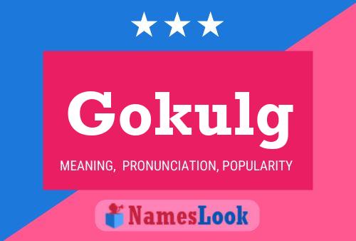 Gokulg Name Poster