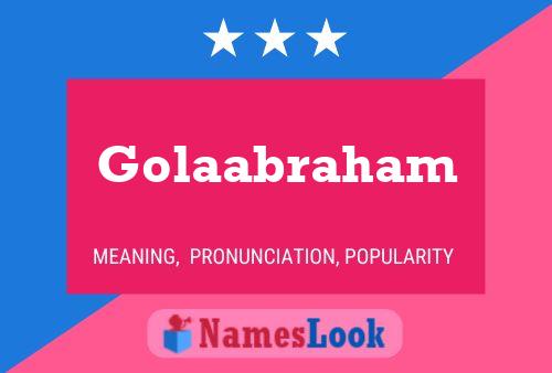 Golaabraham Name Poster