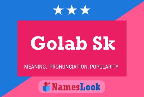 Golab Sk Name Poster