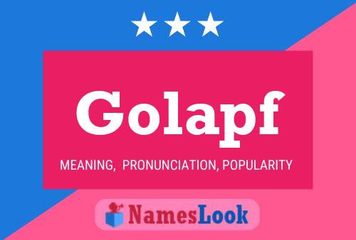 Golapf Name Poster