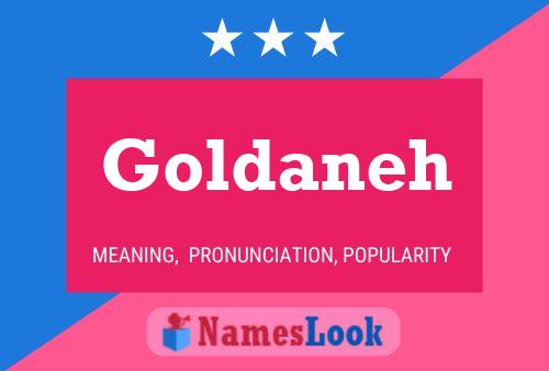 Goldaneh Name Poster