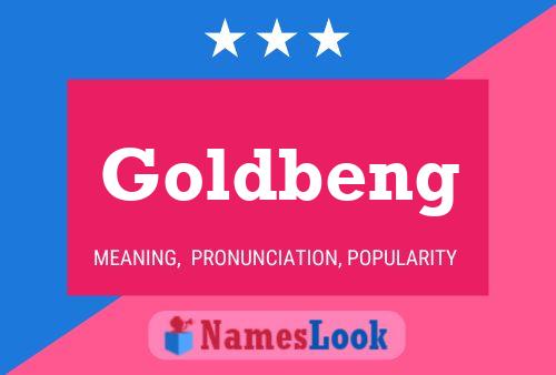 Goldbeng Name Poster