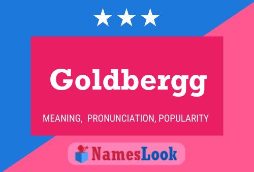 Goldbergg Name Poster