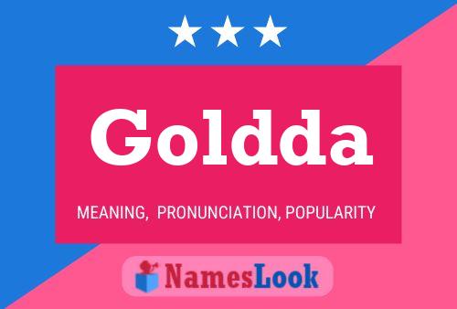 Goldda Name Poster