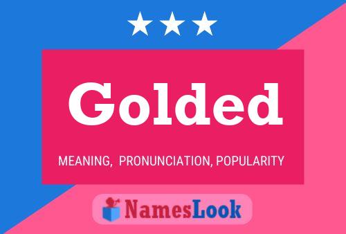 Golded Name Poster