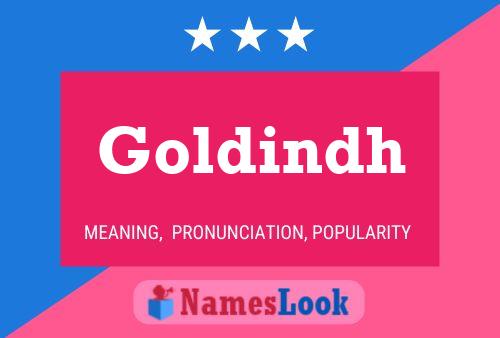 Goldindh Name Poster