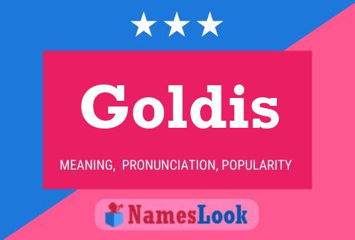 Goldis Name Poster