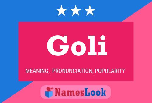 Goli Name Poster