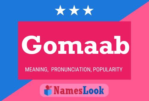 Gomaab Name Poster