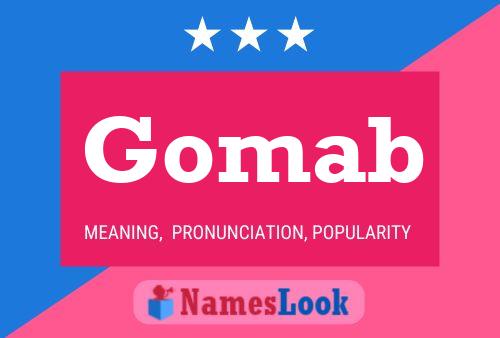 Gomab Name Poster