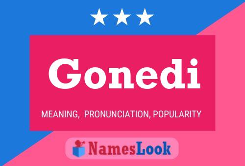 Gonedi Name Poster