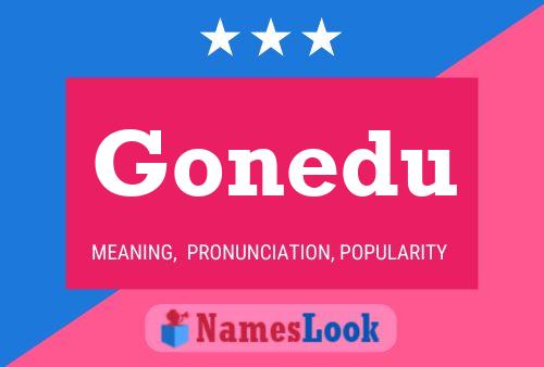 Gonedu Name Poster