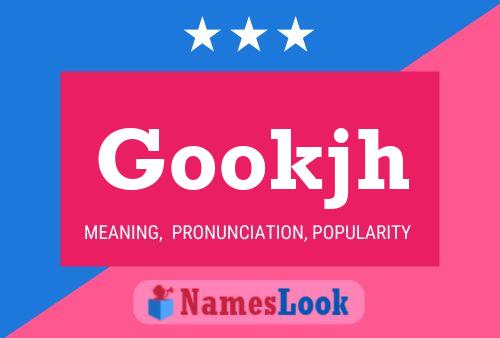 Gookjh Name Poster