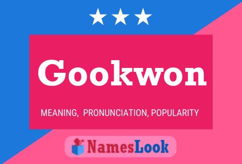 Gookwon Name Poster