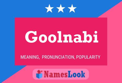 Goolnabi Name Poster