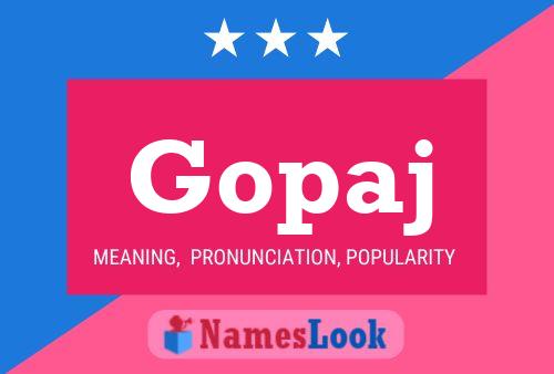 Gopaj Name Poster