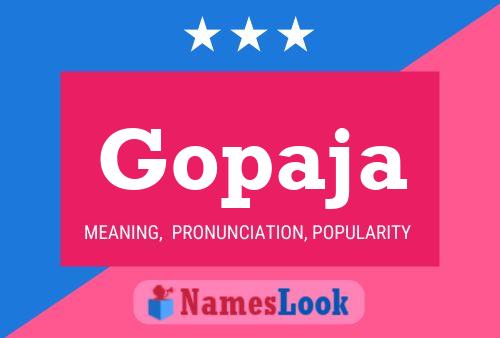 Gopaja Name Poster