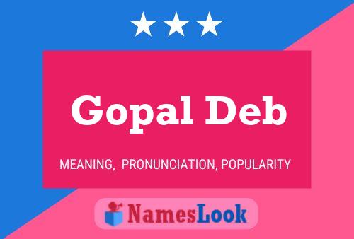 Gopal Deb Name Poster