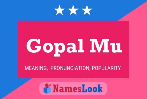 Gopal Mu Name Poster