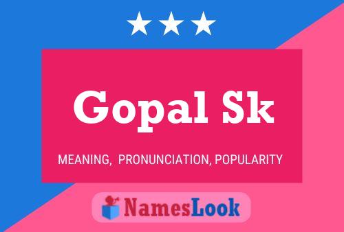 Gopal Sk Name Poster