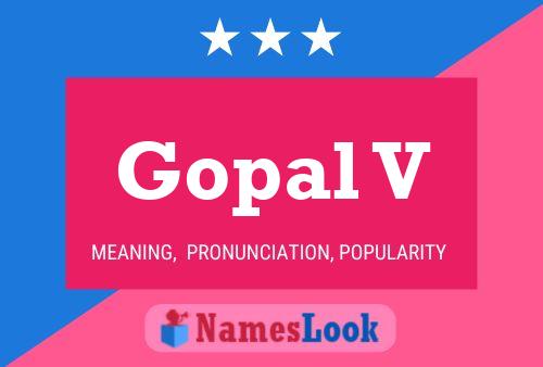 Gopal V Name Poster