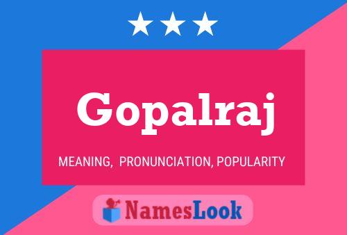 Gopalraj Name Poster