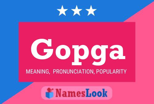 Gopga Name Poster