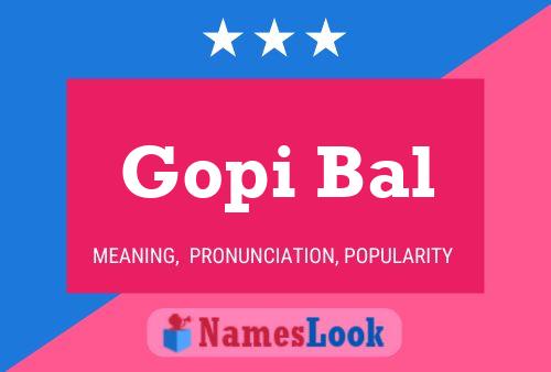 Gopi Bal Name Poster