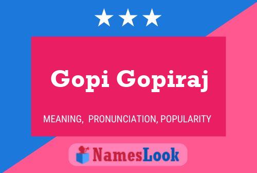 Gopi Gopiraj Name Poster