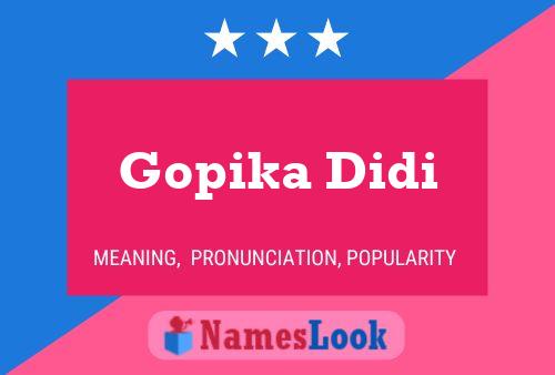 Gopika Didi Name Poster