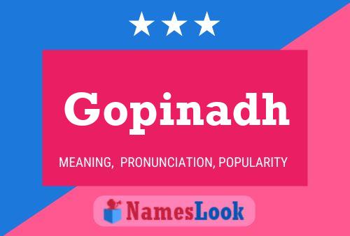 Gopinadh Name Poster