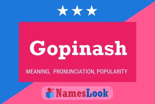 Gopinash Name Poster