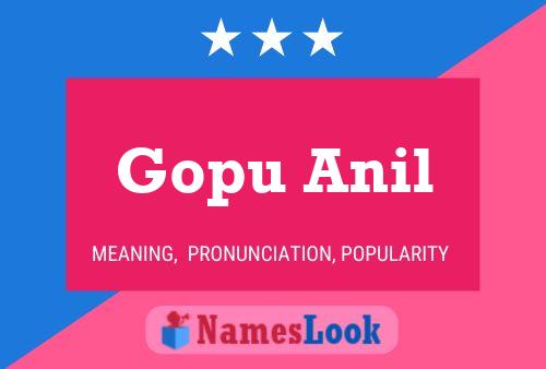 Gopu Anil Name Poster