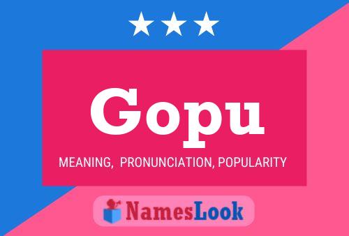 Gopu Name Poster