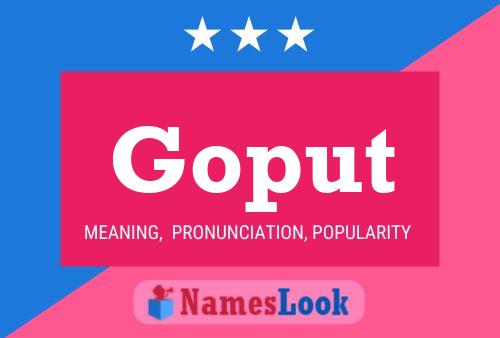 Goput Name Poster