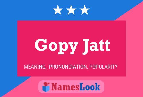 Gopy Jatt Name Poster