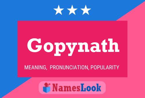 Gopynath Name Poster