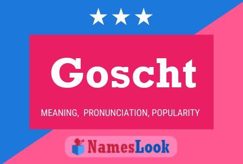 Goscht Name Poster