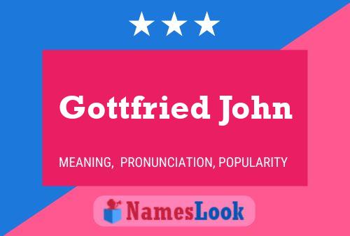 Gottfried John Name Poster