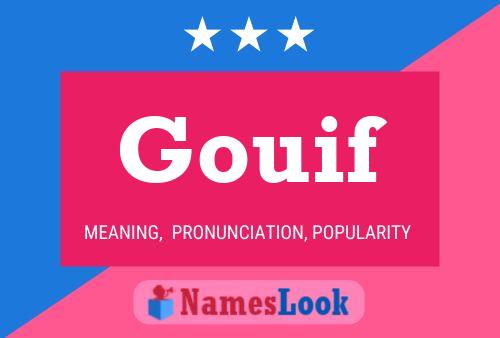 Gouif Name Poster