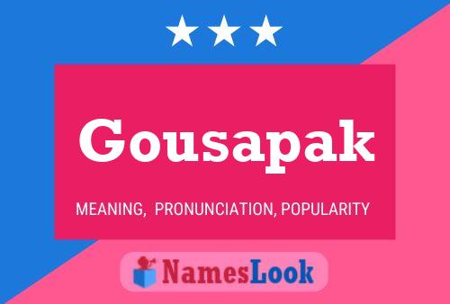 Gousapak Name Poster