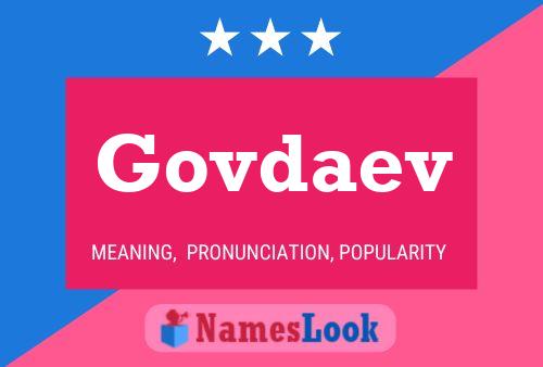 Govdaev Name Poster