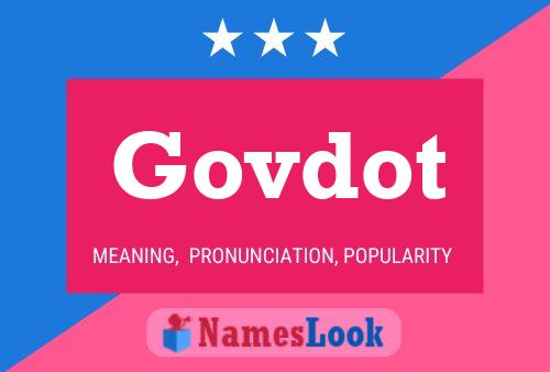 Govdot Name Poster