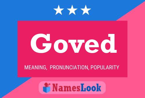 Goved Name Poster