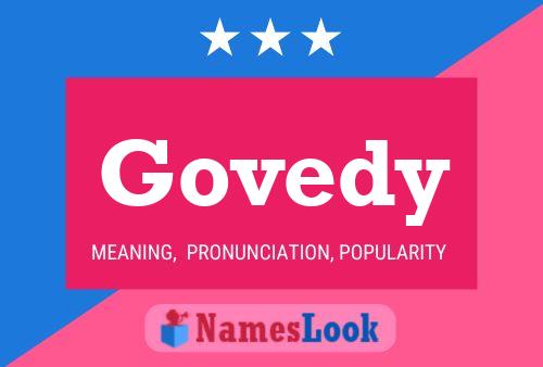 Govedy Name Poster